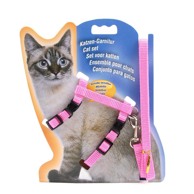 Nylon Cat Chest Strap Leash
