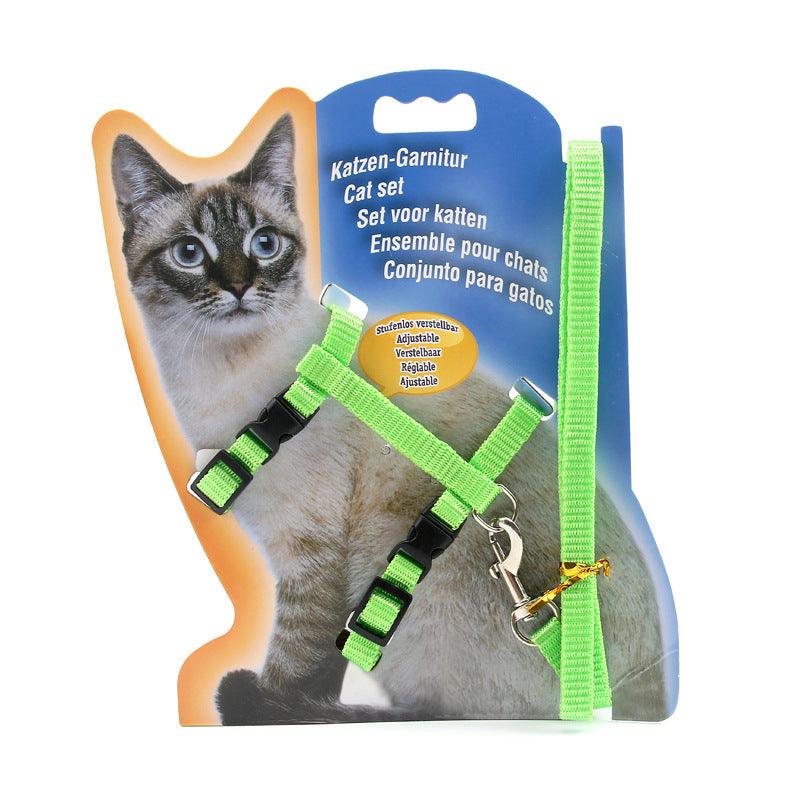 Nylon Cat Chest Strap Leash