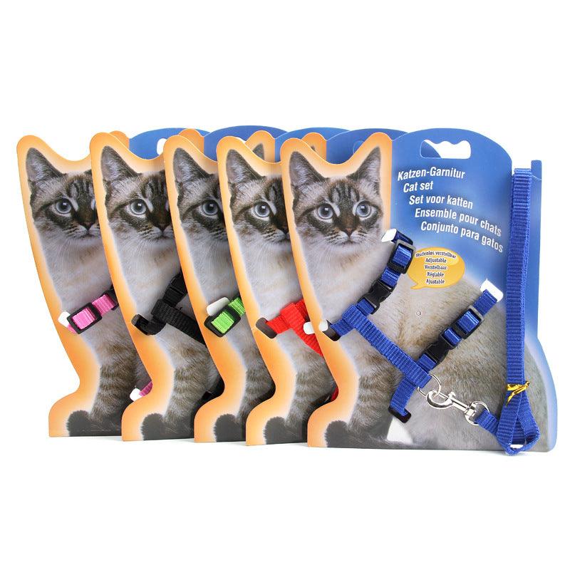 Nylon Cat Chest Strap Leash